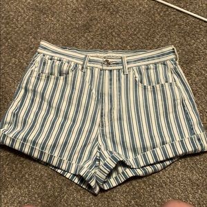 American Eagle striped shorts